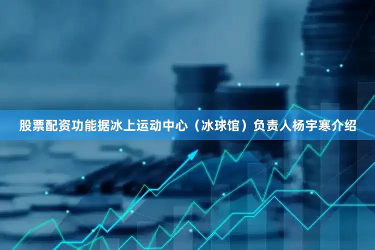 股票配资功能据冰上运动中心（冰球馆）负责人杨宇寒介绍